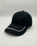 Clear Quartz Crystal Brim Cap