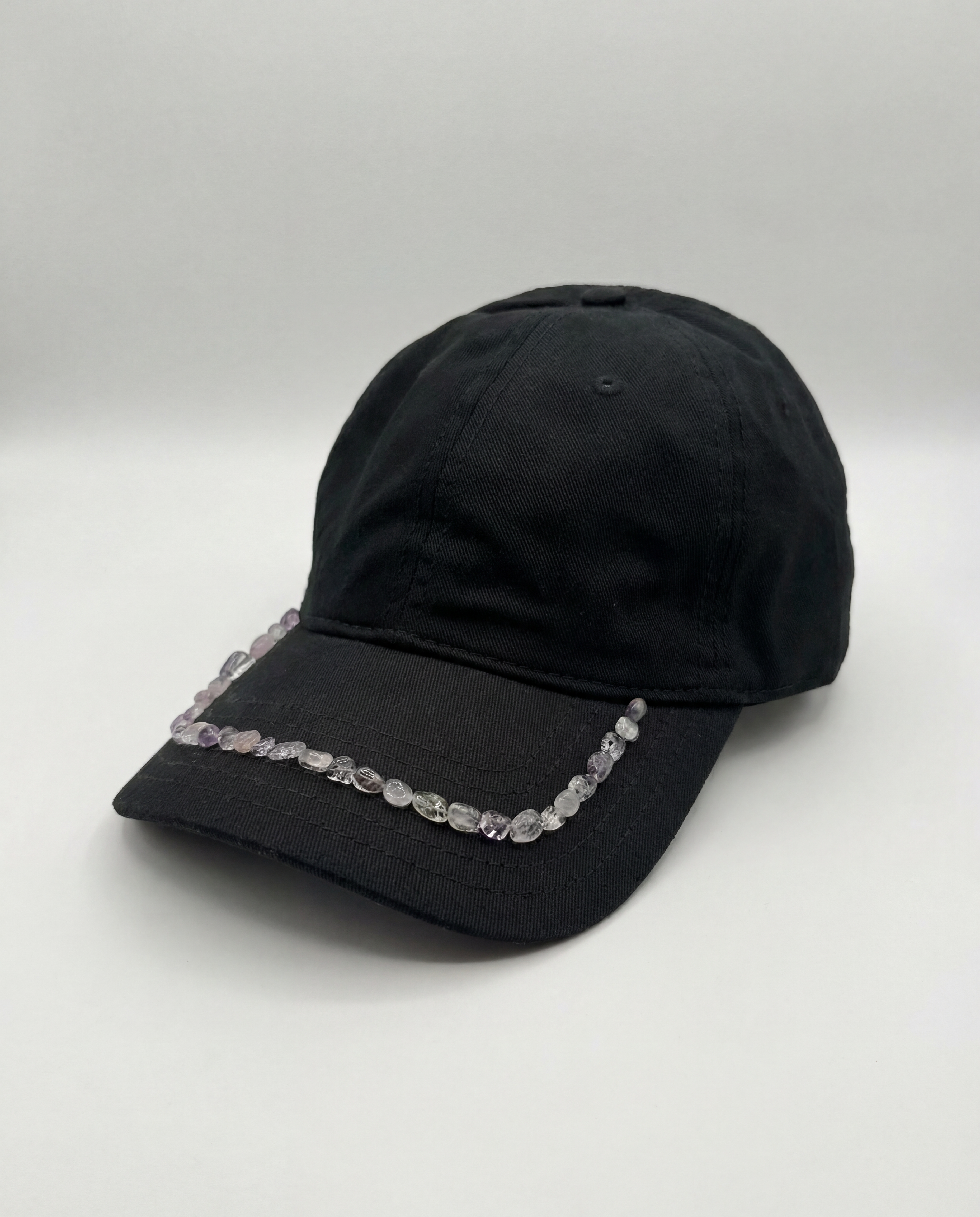 Amethyst Crystal Brim Cap
